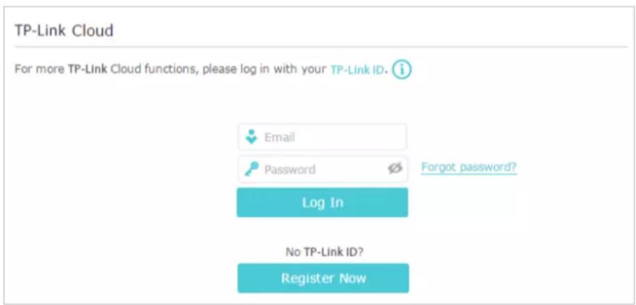 TP-LINK RE700X - 1. Enregistrer un identifiant TP-Link - 1