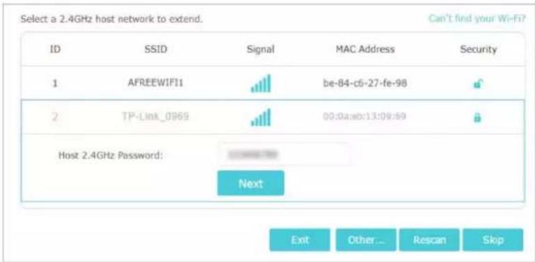 TP-LINK RE700X - 2. 2. Méthode 2 : Via un navigateur Web - 4