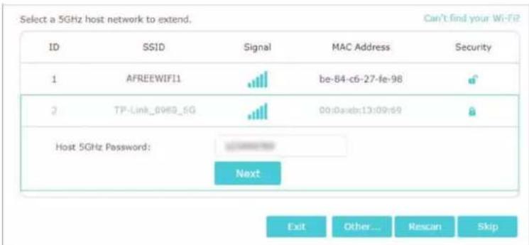 TP-LINK RE700X - 2. 2. Méthode 2 : Via un navigateur Web - 5