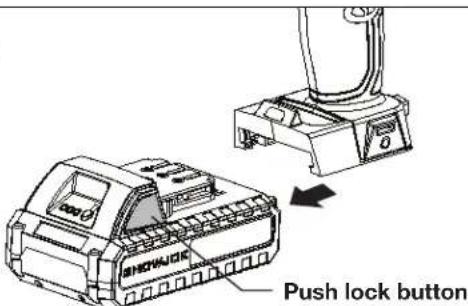Sun Joe 24VDDKLTX - Charging the Battery - 1