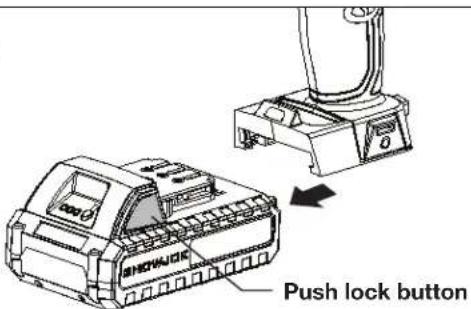 Sun Joe 24VDDKLTXPNK - Charging the Battery - 1
