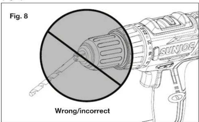 Sun Joe 24VDDKLTXPNK - Installing + Removing Drill Bits - 4