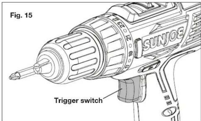 Sun Joe 24VDDKLTXPNK - Starting + Stopping - 2