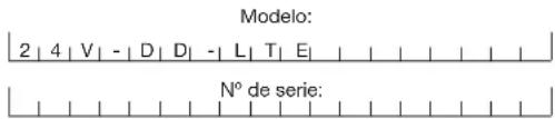 Sun Joe 24VDDLTE - Modelo y número de serie - 1