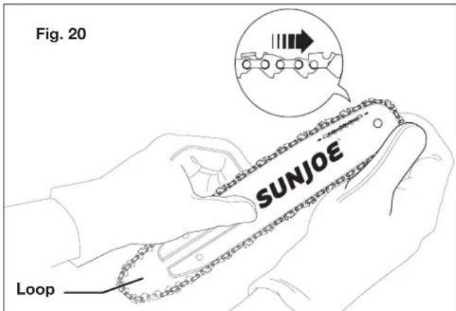 Sun Joe 24V10CSCT - Replacing the Guide Bar and Chain - 4