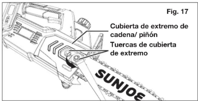Sun Joe 24V10CSCT - Reemplazo de la barra-guía y cadena - 1