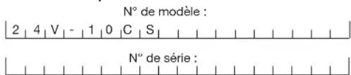Sun Joe 24V10CSCT - Numéros de modèle et de série - 1