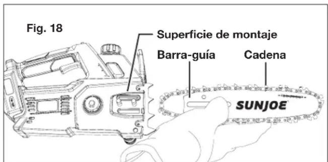 Sun Joe 24V10CSCT - Reemplazo de la barra-guía y cadena - 2