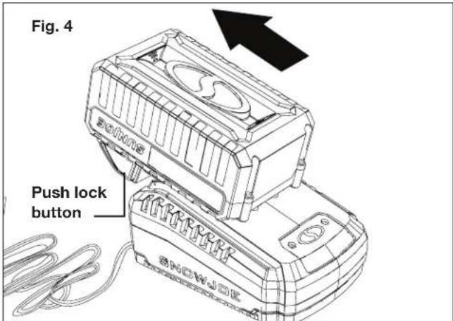 Sun Joe 24V10CSCT - Charging the Battery - 4