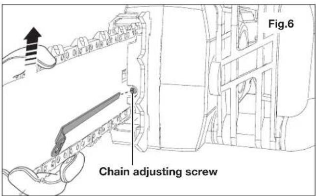 Sun Joe 24V10CSCT - Adjusting the Chain Tension - 2