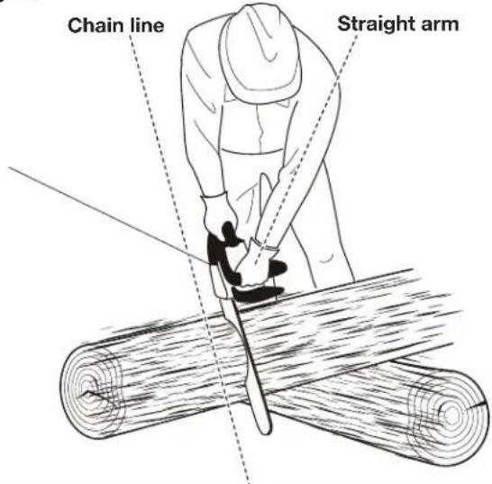 Sun Joe 24V10CSCT - Proper Cutting Stance - 1