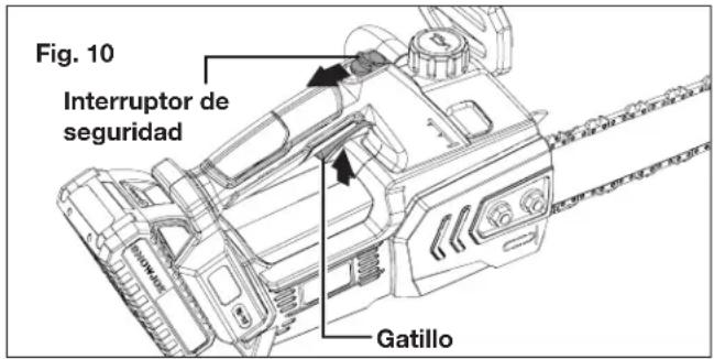 Sun Joe 24V10CSCT - Puesta en marcha y parada - 3