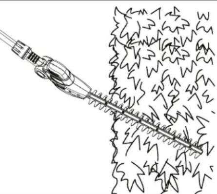 Sun Joe SJH901E - Uso de la bordeadora de arbustos de alta - 3