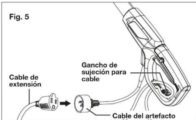 Sun Joe SJH901E - Conexión a la fuente de alimentación - 1