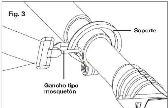 Sun Joe SJH901E - Colocacion de la correa de soporte para hombre - 1
