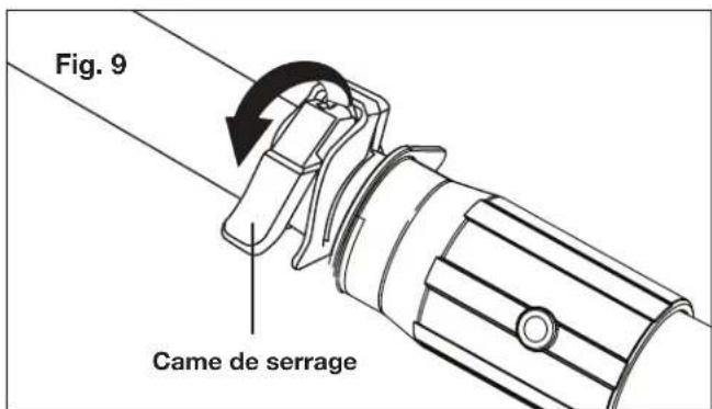 Sun Joe SJH901E - Réglage du manche téléscopique - 3