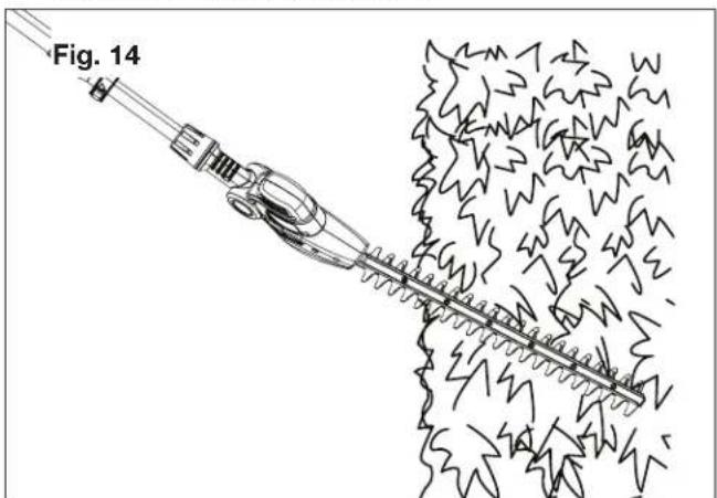 Sun Joe SJH901E - Using the Pole Hedge Trimmer - 3