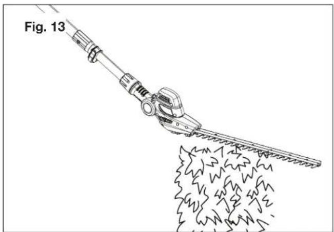 Sun Joe SJH901E - Using the Pole Hedge Trimmer - 2