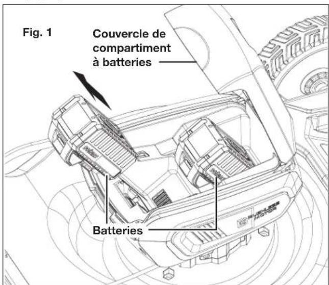 Sun Joe 24VX221LMCT - Comment charger les batteries - 1