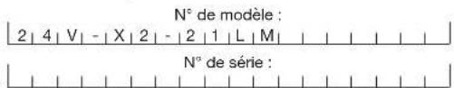 Sun Joe 24VX221LMCT - Numéros de modèle et de série - 1
