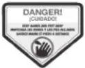 Sun Joe 24VX221LMCT - Símbolos de seguridad - 1