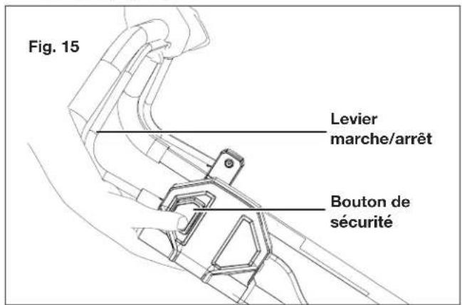 Sun Joe 24VX221LMCT - Démarrage et arrêt - 2