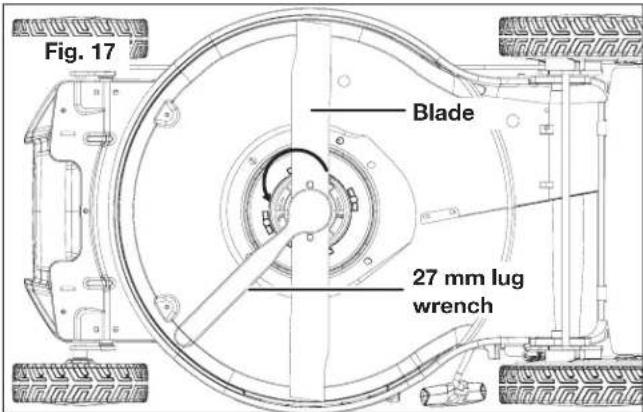 Fig. 17 Blade 27 mm lug wrench