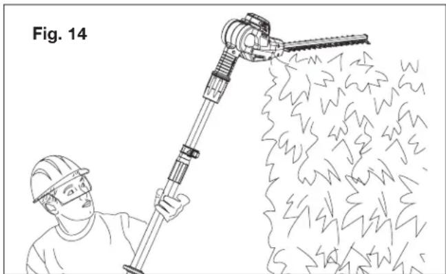 Sun Joe 24VPHT17CT - Utilisation du taille-haie à manche télescopique - 1