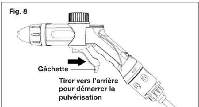 Sun Joe 24VPSW25 - Utilisation du pistolet de pulvérisation - 1