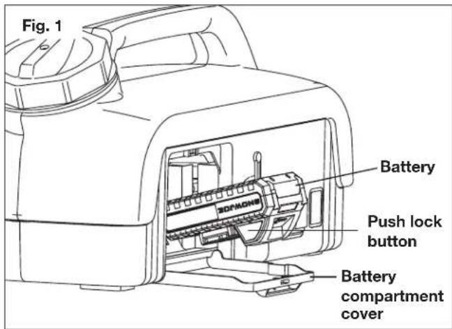 Sun Joe 24VPSW25 - Charging the Battery - 1