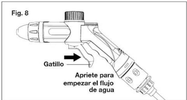 Sun Joe 24VPSW25CT - Uso de la pistola rociadora - 1