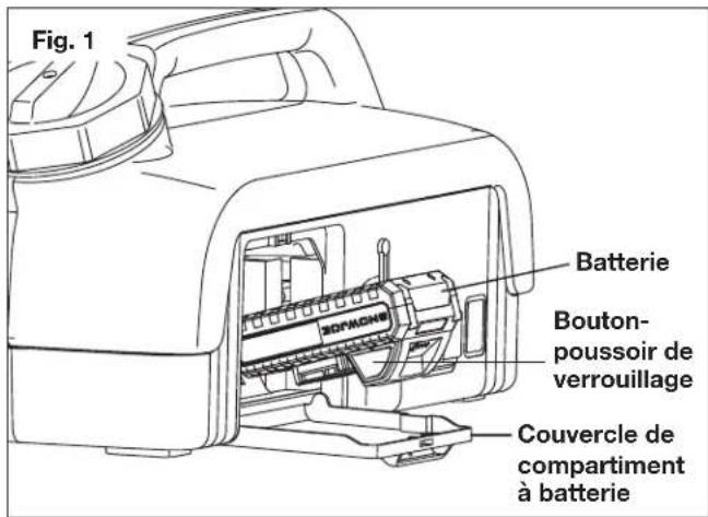 Sun Joe 24VPSW25CT - Comment charger la batterie - 1