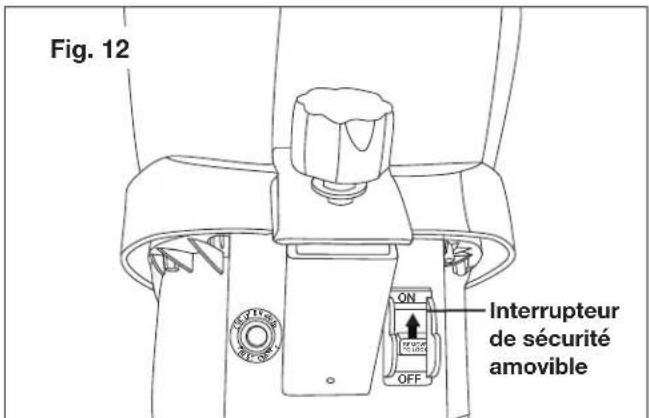 Fig. 12 Interrupteur de sécurité amovible