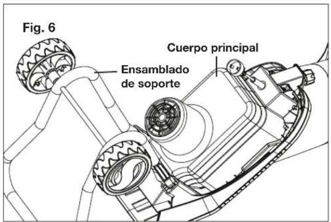 Fig. 6 Ensamblado de soporte Cuerpo principal