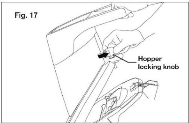 Fig. 17 Hopper locking knob