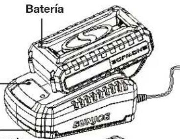 Sun Joe 24VPS8CT - Carga de la bateria - 5