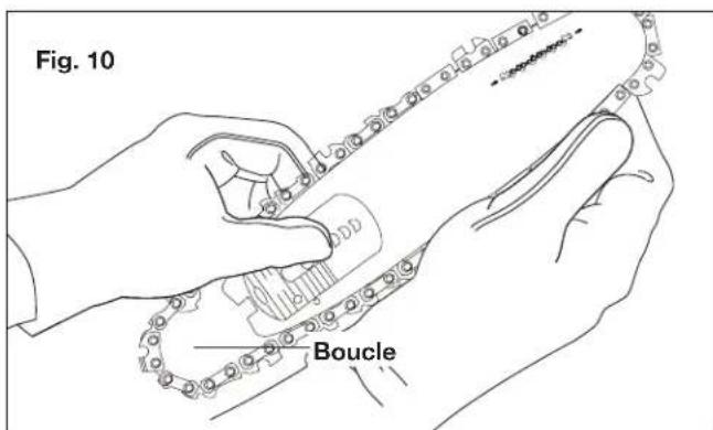 Sun Joe 24VPS8CT - Pose et remplacement du guide-chaine et de la chaîne de sciage - 7