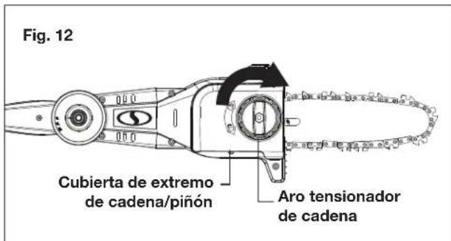 Sun Joe 24VPS8CT - Instalación y reemplazo de la barra-guía y cada de corte - 9