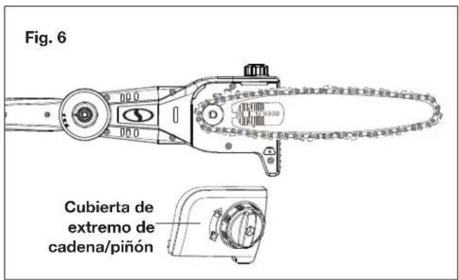 Sun Joe 24VPS8CT - Instalación y reemplazo de la barra-guía y cada de corte - 3