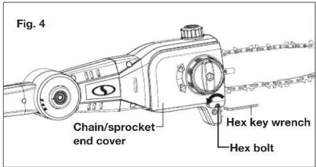 Sun Joe 24VPS8CT - Installing/Replacing Guide Bar + Cutting Chain - 1