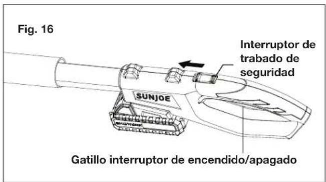 Sun Joe 24VPS8CT - Puesta en marcha y parada - 2