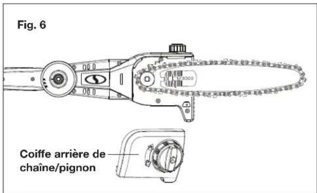 Sun Joe 24VPS8CT - Pose et remplacement du guide-chaine et de la chaîne de sciage - 3