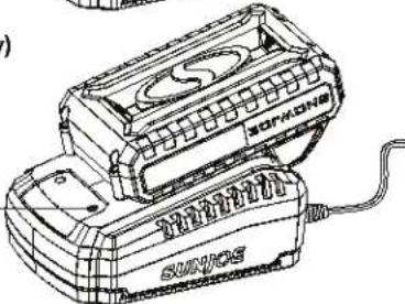 Sun Joe 24VPS8CT - Charging the Battery - 5