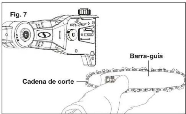 Sun Joe 24VPS8CT - Instalación y reemplazo de la barra-guía y cada de corte - 4