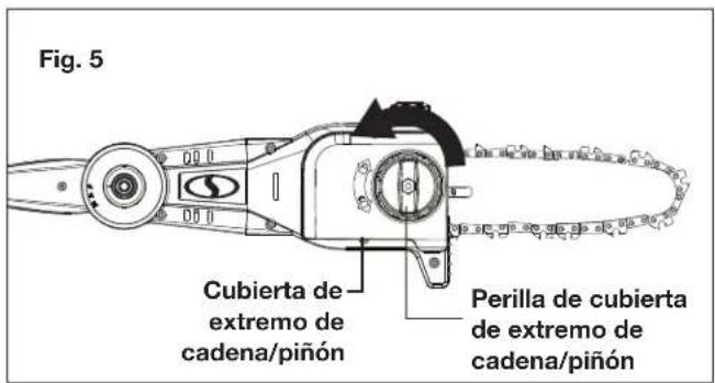 Sun Joe 24VPS8CT - Instalación y reemplazo de la barra-guía y cada de corte - 2