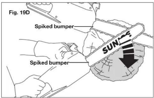 Sun Joe SWJ701E - - Bucking a log - 3