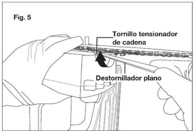 Sun Joe SWJ701E - Instalación de la barra-guía y cadaña - 5