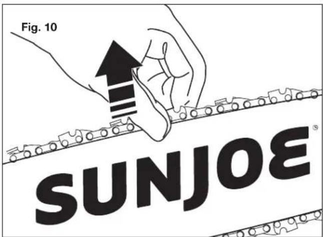 Sun Joe SWJ701E - Adjusting the Chain Tension - 2