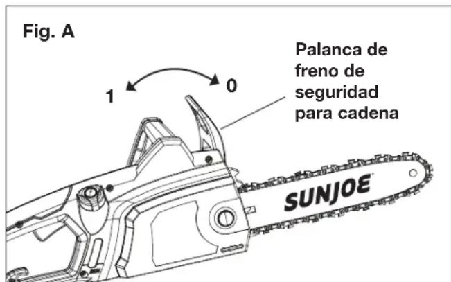Sun Joe SWJ701E - Freno de seguridad de cada. - 1