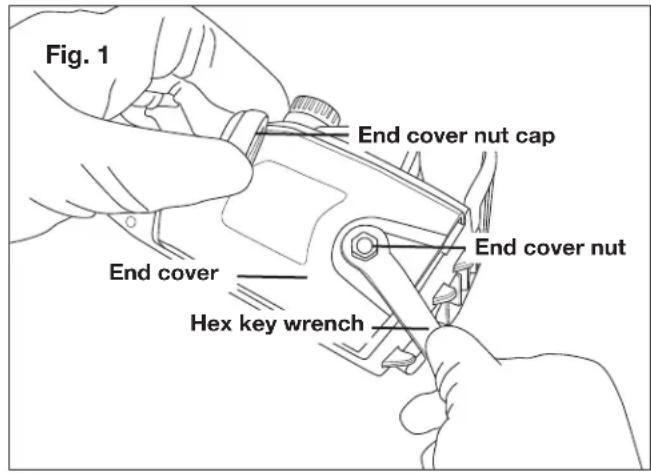 Sun Joe SWJ701E - Installing the Guide Bar and Chain - 1